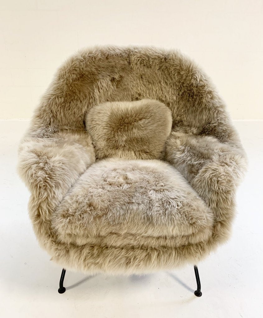 Womb Chair in New Zealand Sheepskin