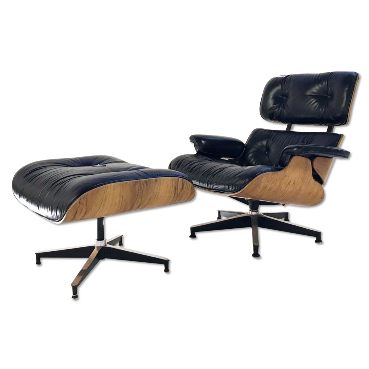 Charles and Ray Eames for Herman Miller 670 Lounge Chair and 671 Ottoman