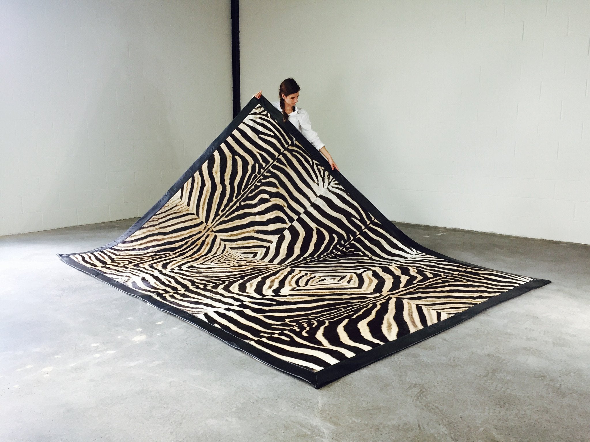 ONE OF A KIND ZEBRA AREA RUG - Kingston
