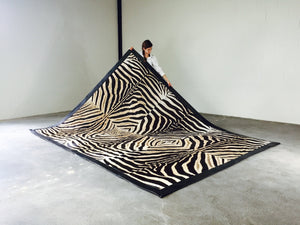 ONE OF A KIND ZEBRA AREA RUG - Kingston