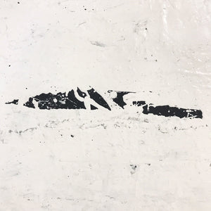 John O'Hara. White and Black IIII. 49x49"