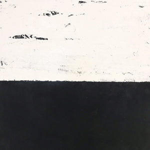 John O'Hara. White and Black IIII. 49x49"