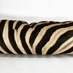 Luxury King Zebra Hide Pillow