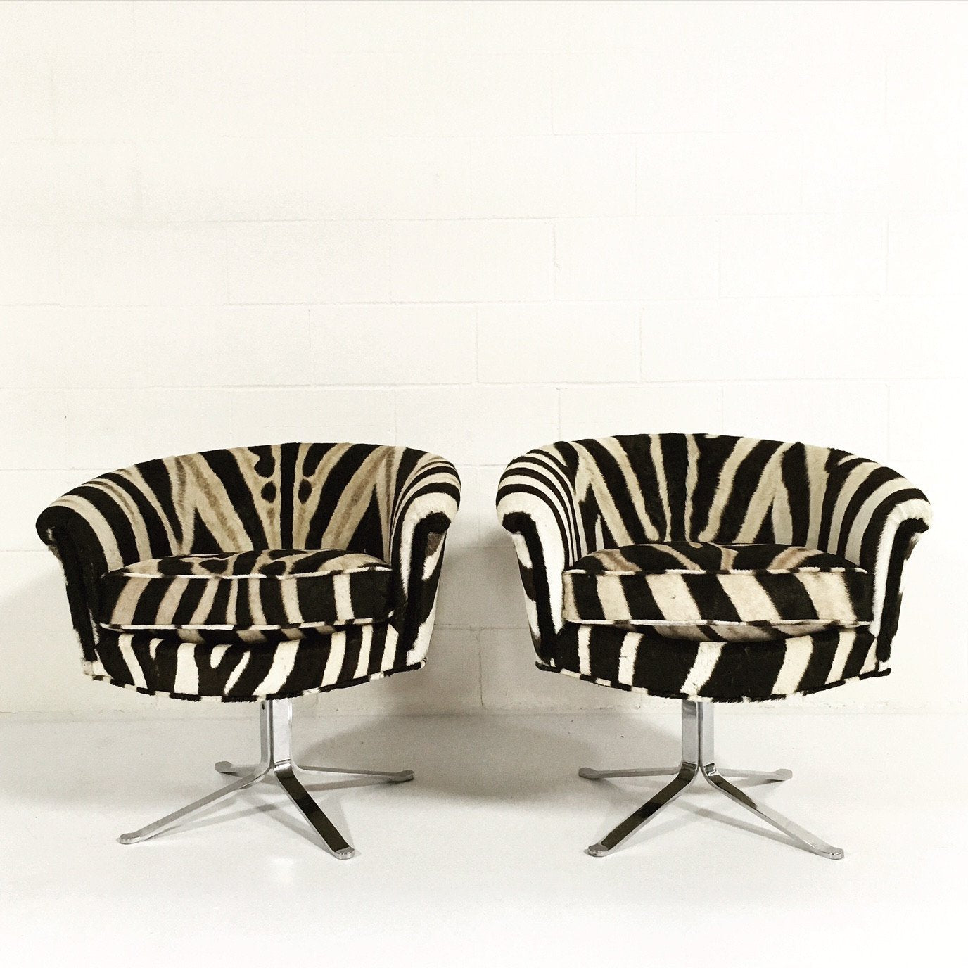 Swivel Chairs by Nicos Zographos