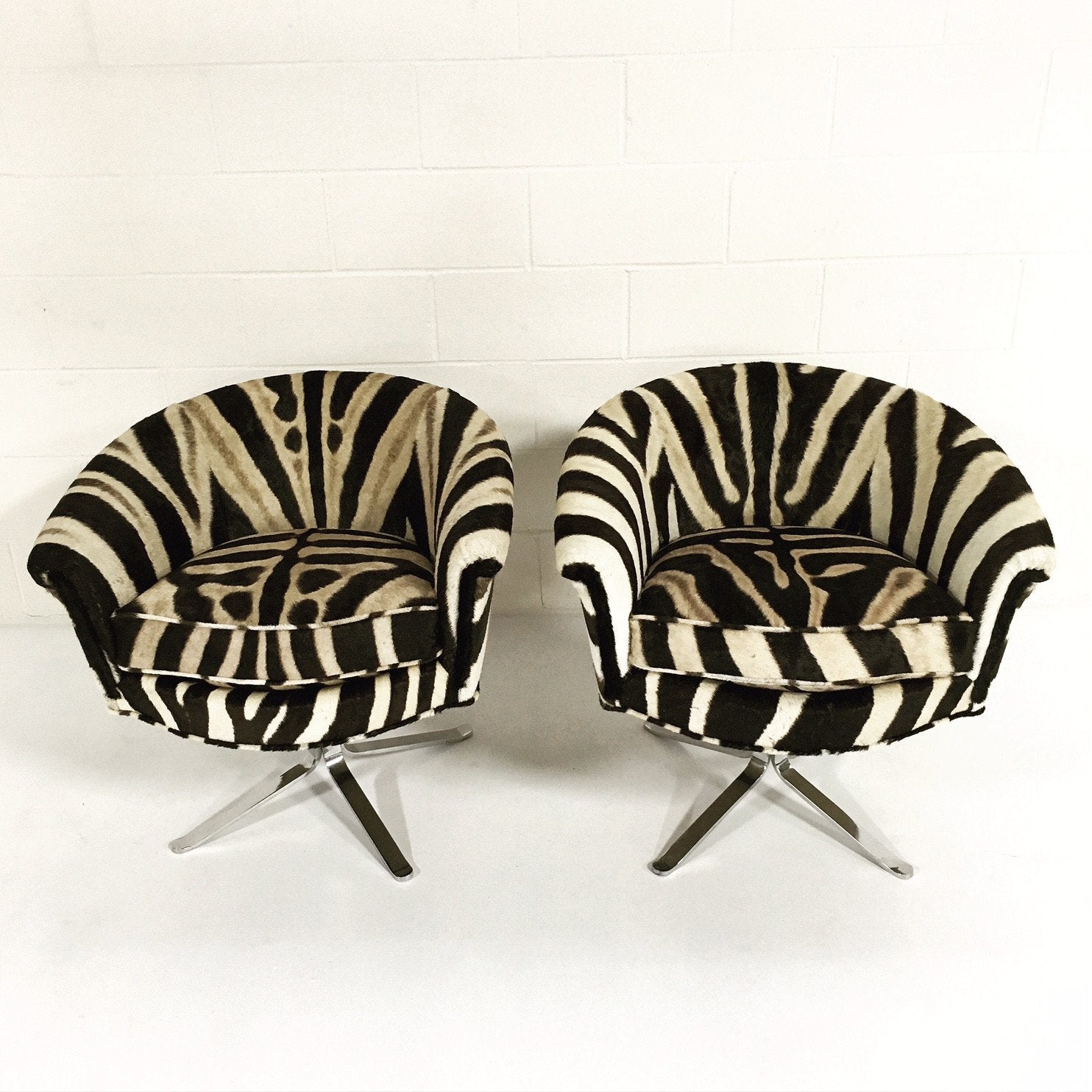 Swivel Chairs by Nicos Zographos
