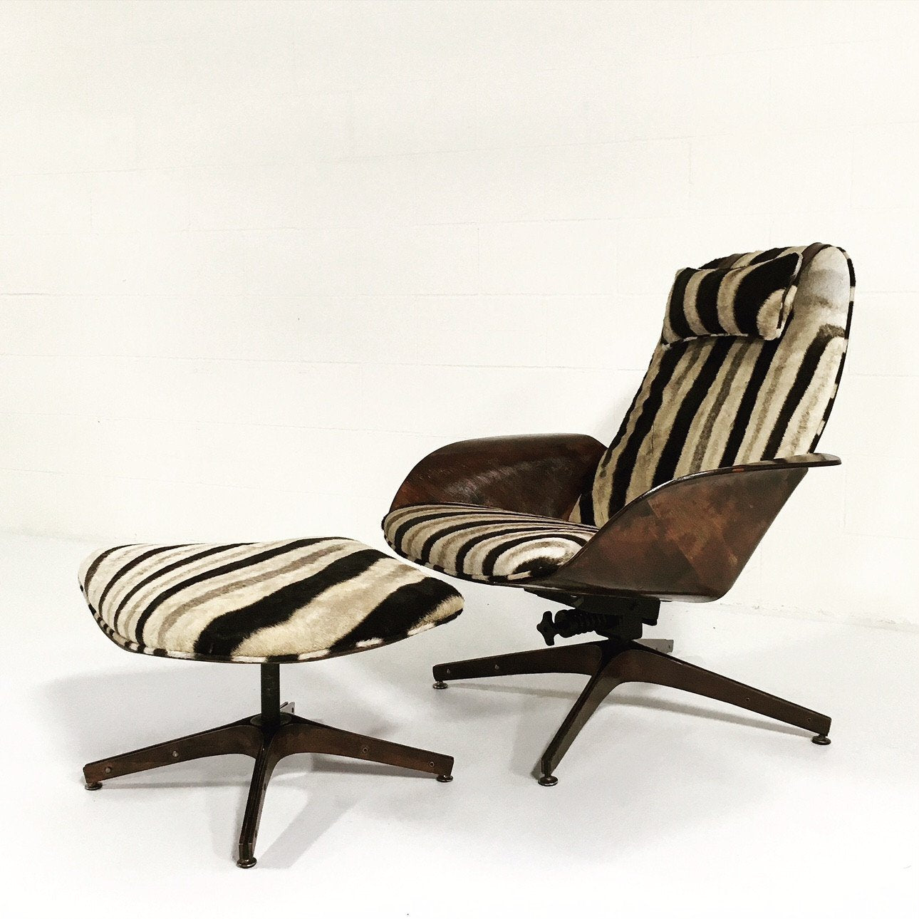 George Mulhauser for Plycraft Lounge Chair & Ottoman
