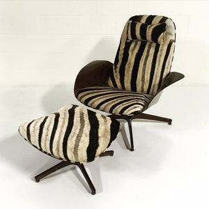 George Mulhauser for Plycraft Lounge Chair & Ottoman