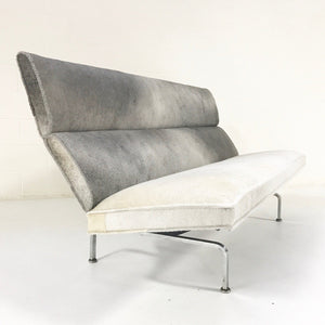 Charles & Ray Eames for Herman Miller Compact Sofa in Salt & Pepper Cowhide