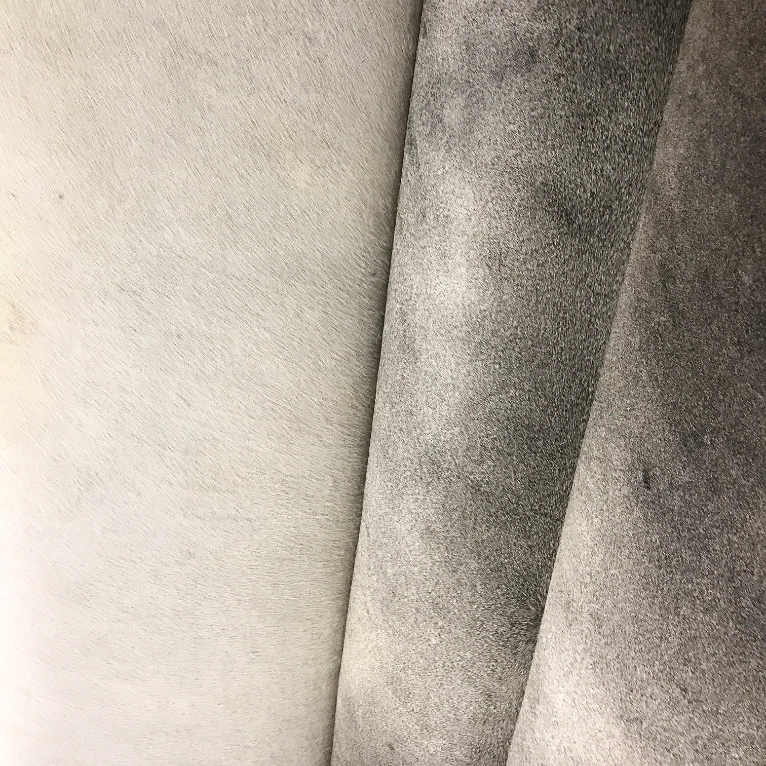Charles & Ray Eames for Herman Miller Compact Sofa in Salt & Pepper Cowhide