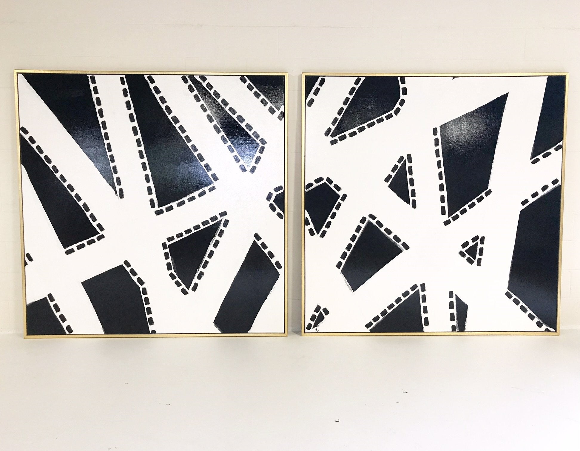 John O'Hara. Kodachrome. Two-Panel Work, 69x69" Each