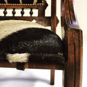 Victorian Walnut Campaign Chair