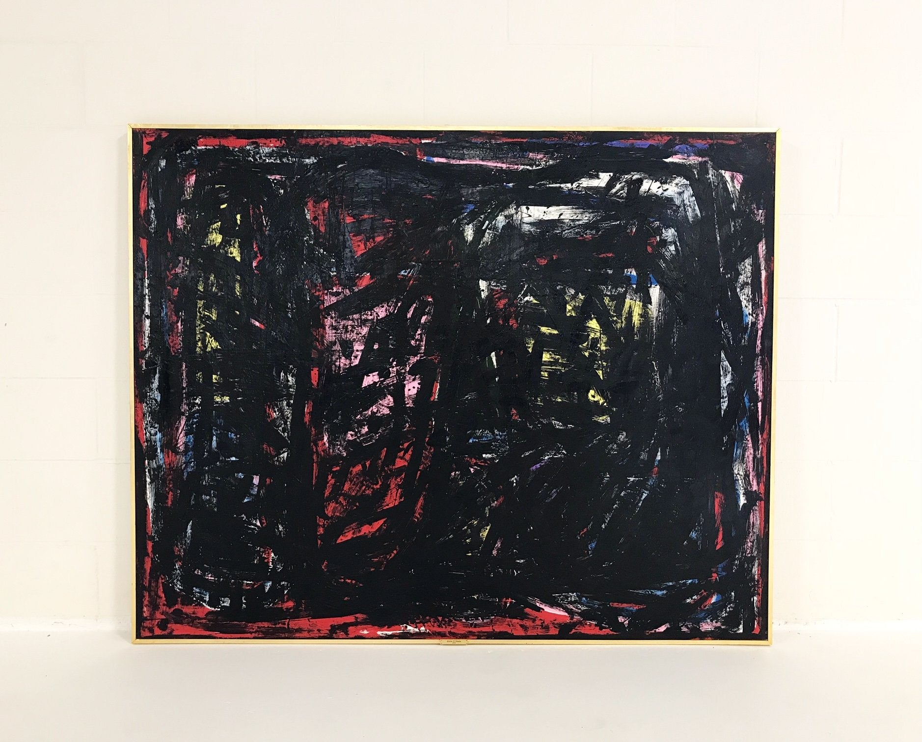 John O'Hara. Black Winged Bird. 49x61"