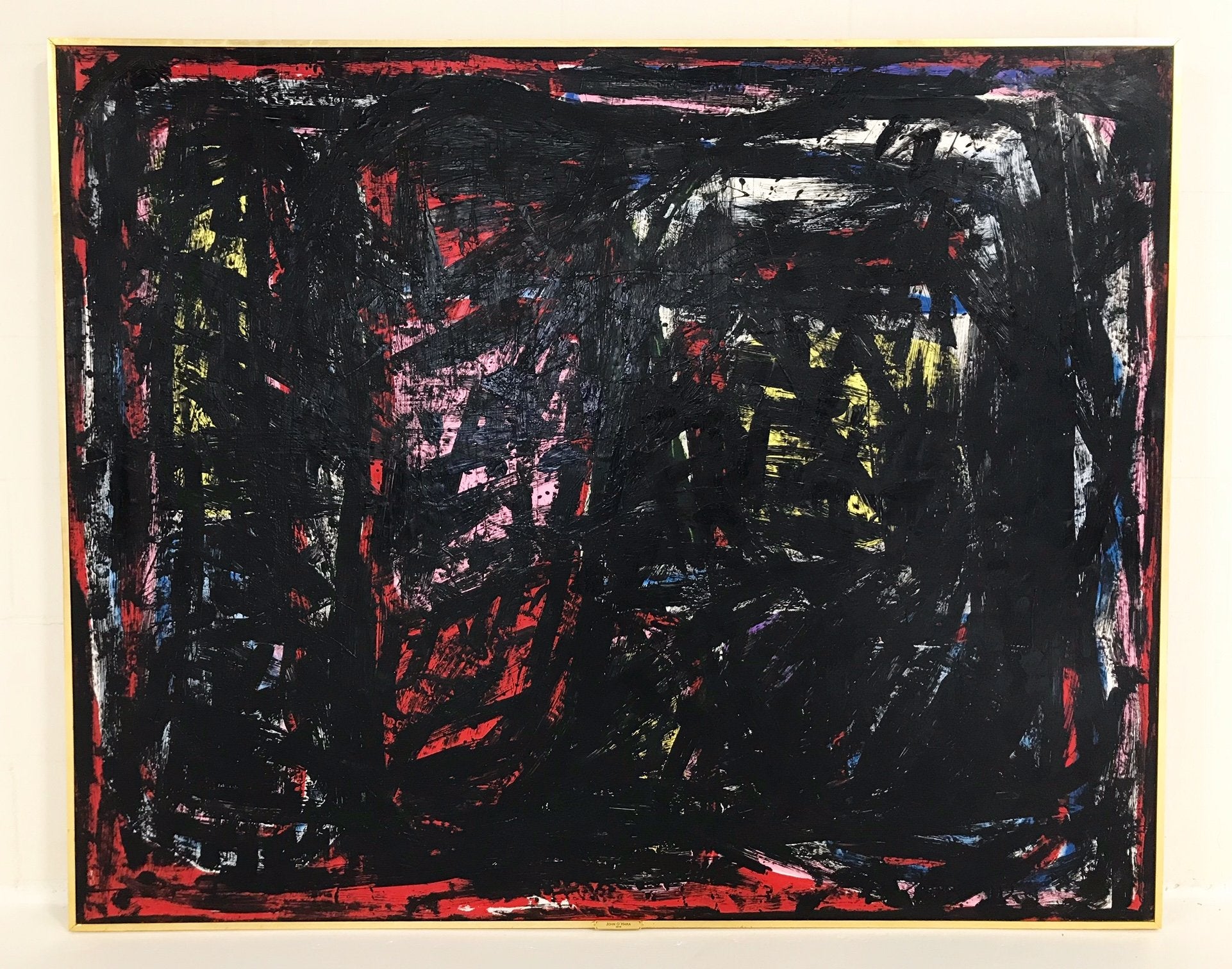 John O'Hara. Black Winged Bird. 49x61"