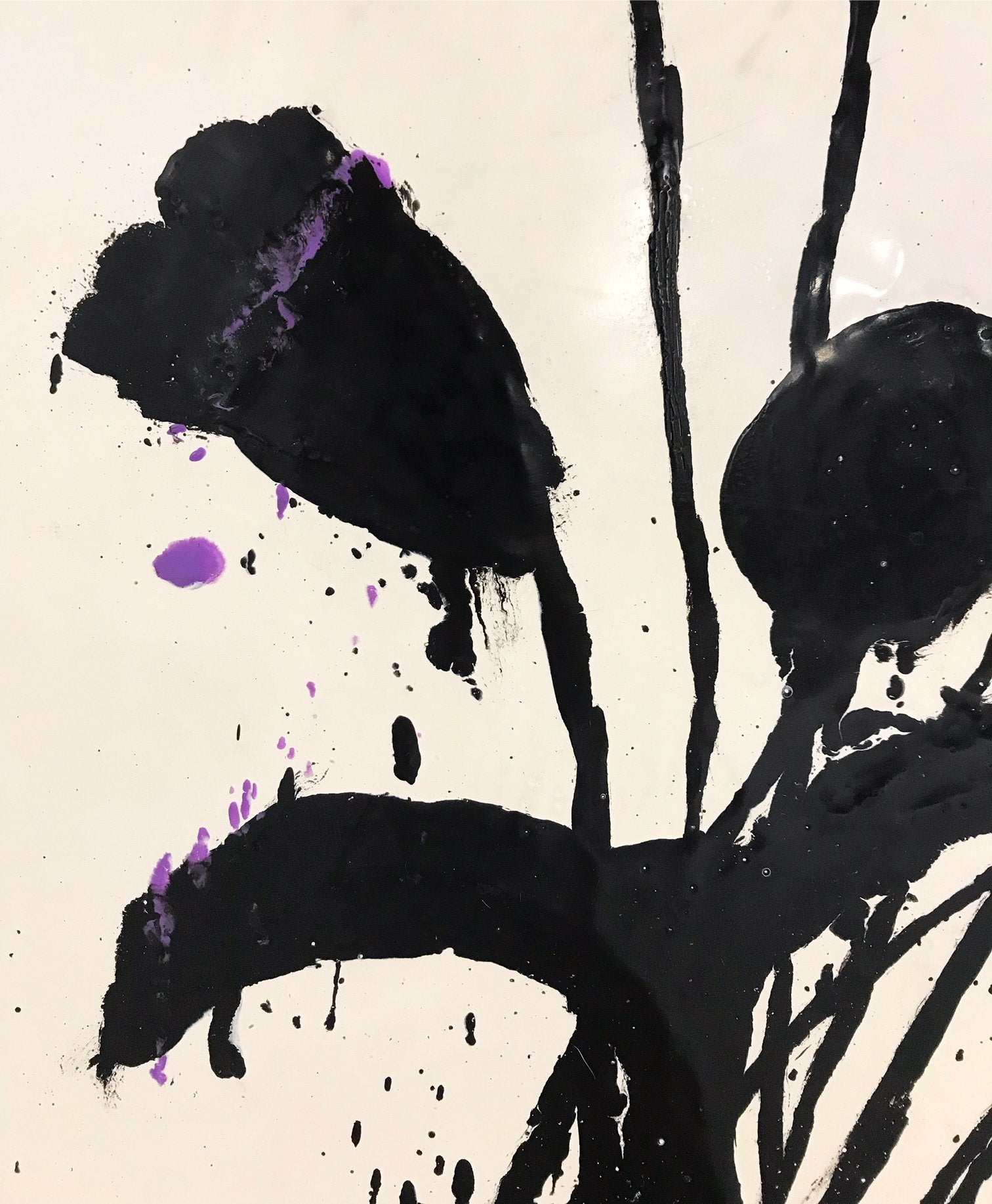 John O'Hara. Botanical, 221. Two-Panel Work. 37x37"