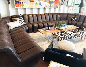 De Sede Monumental DS-600 Organic Leather Sofa