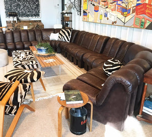 De Sede Monumental DS-600 Organic Leather Sofa