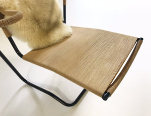 Dan Johnson for California Living Model 2750 Lounge Chair with Brazilian Sheepskin