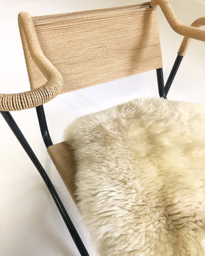 Dan Johnson for California Living Model 2750 Lounge Chair with Brazilian Sheepskin