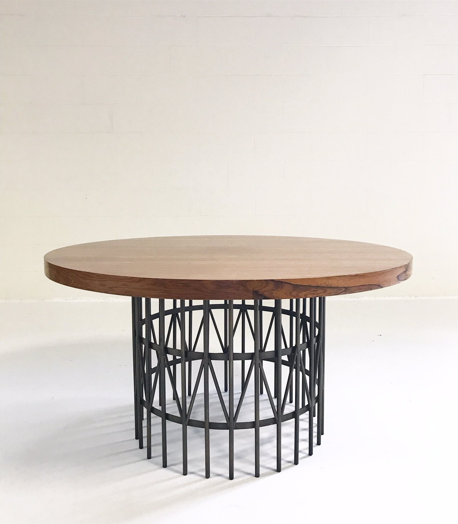 Milo Baughman for Thayer Coggin Rosewood and Brass Coffee Table