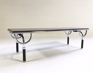 Walnut Italian Coffee Table Circa 1970