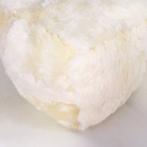 Sheepskin Cube Ottoman