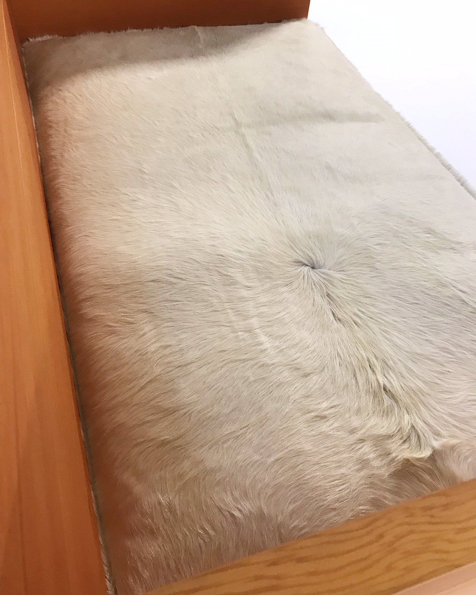 Donald Judd Daybed Sofa with Brazilian Cowhide Feather-Filled Mattress