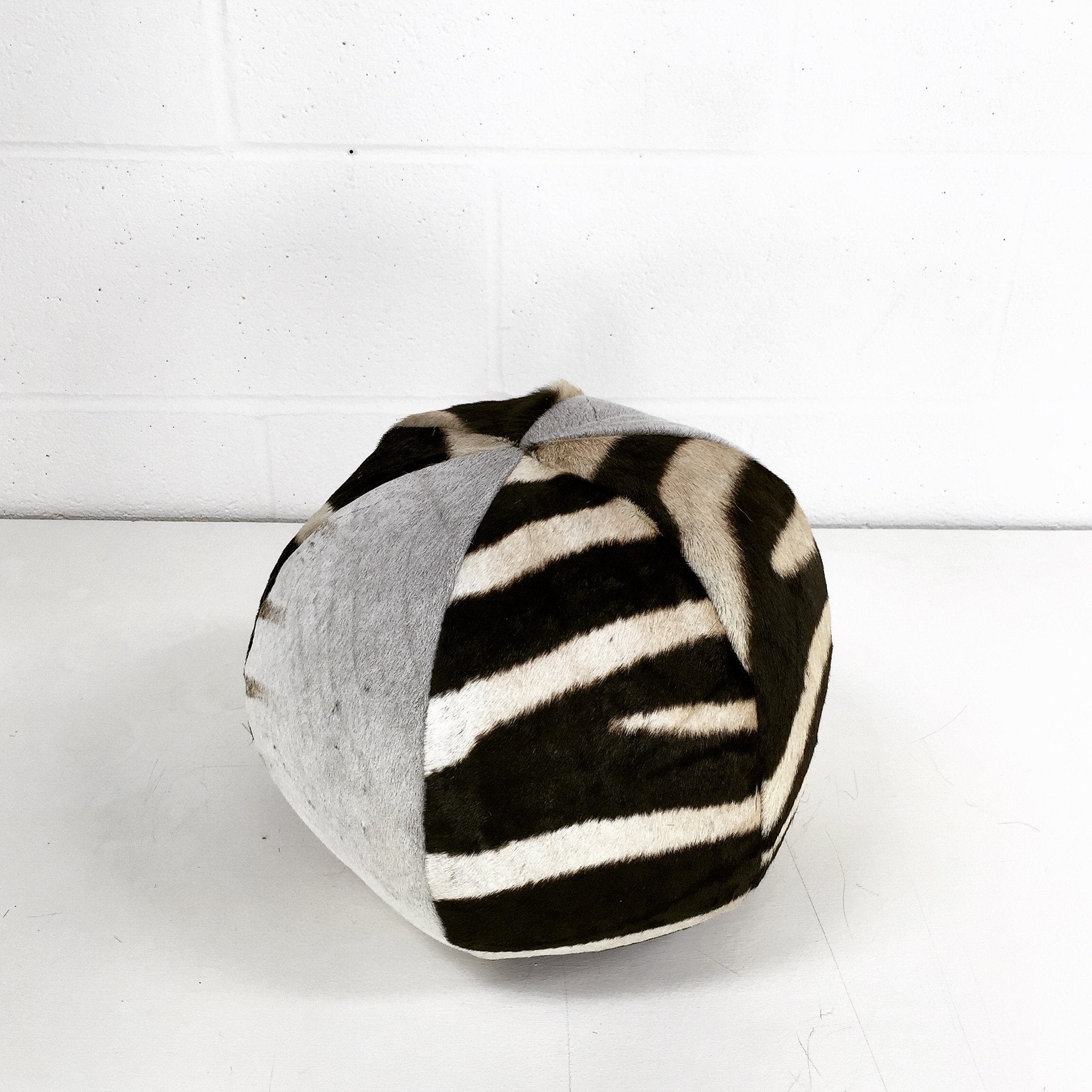 Zebra Ball Pillow 12"