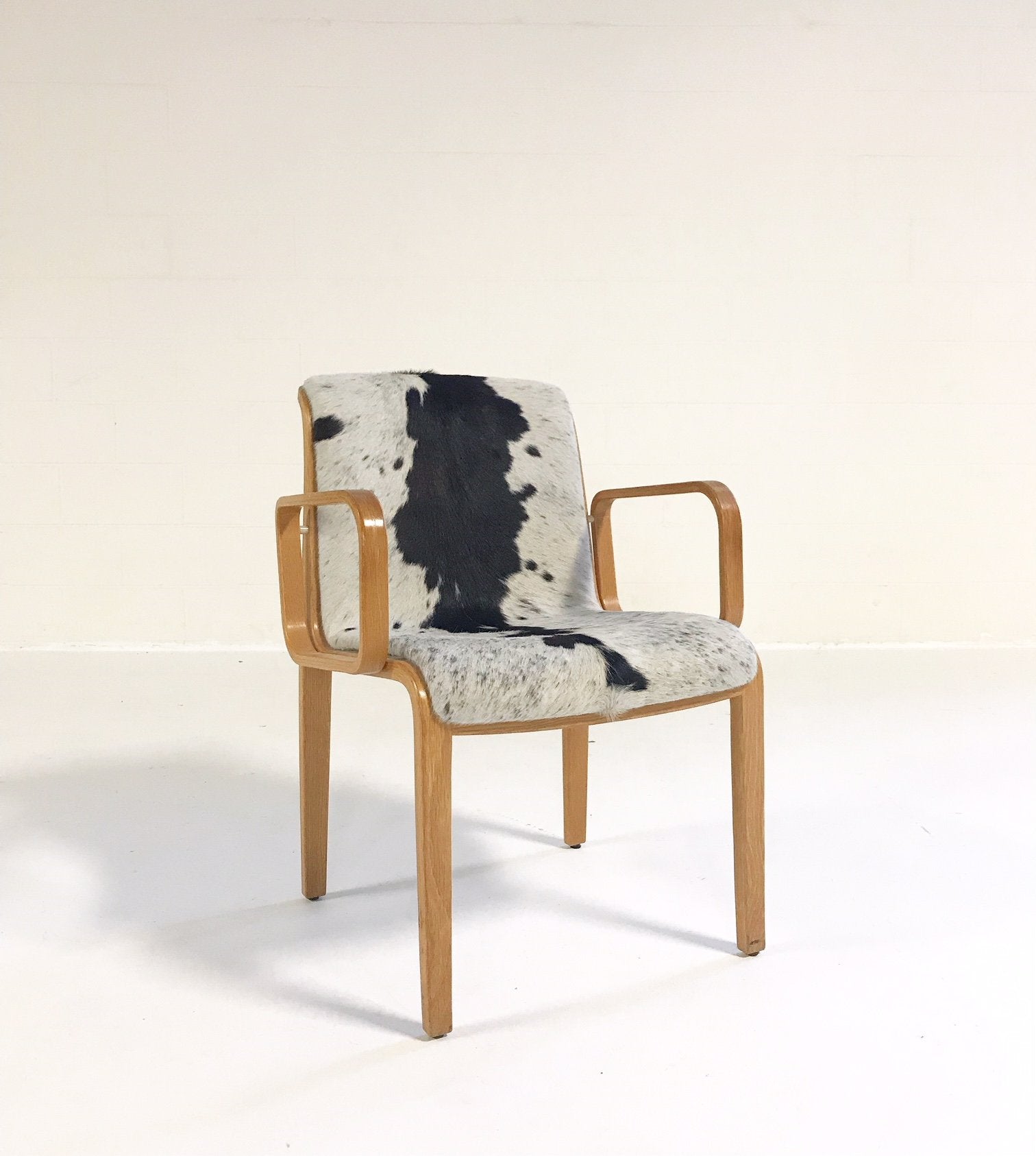 Bill Stephens for Knoll Chair in Brazilian Cowhide
