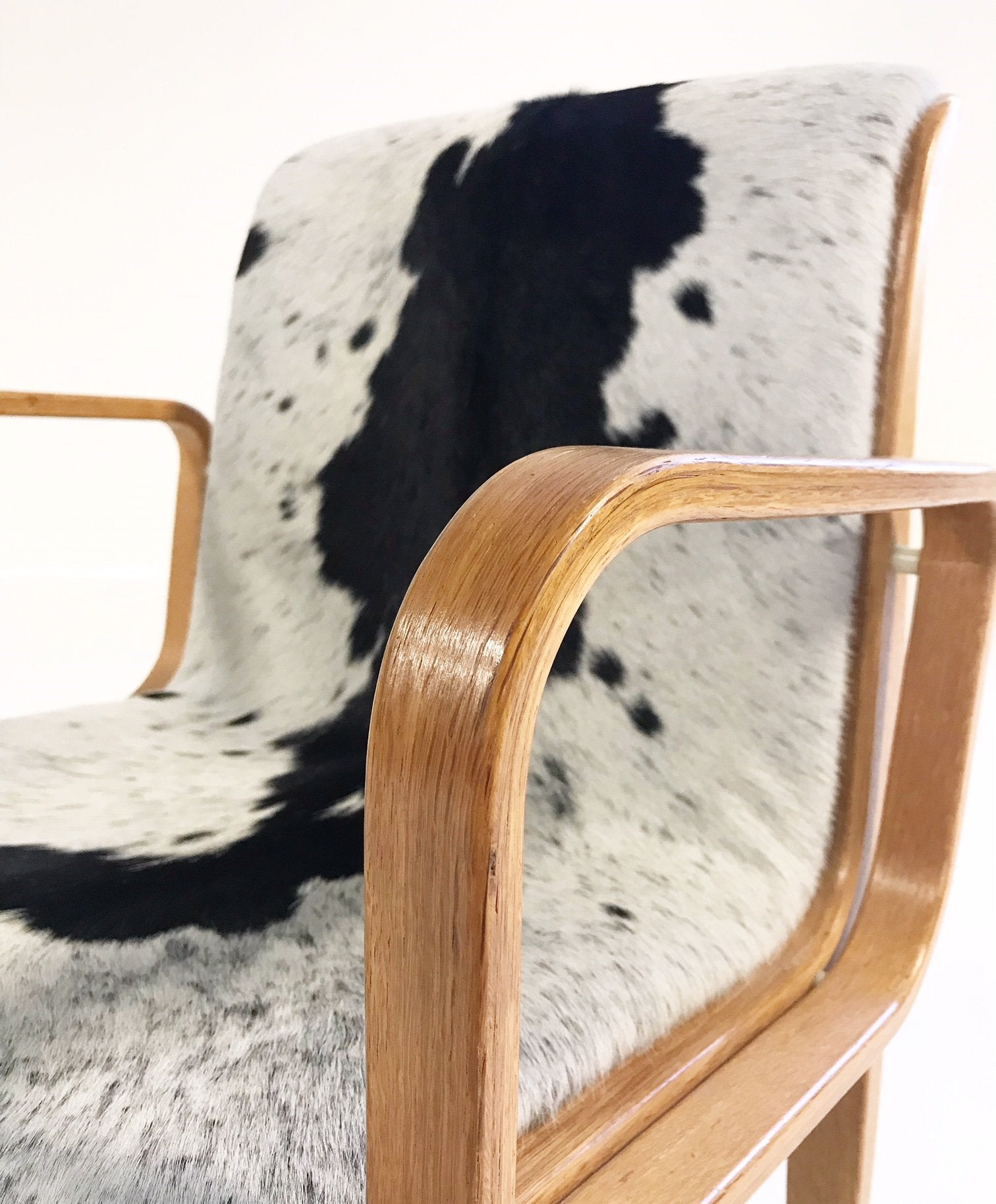 Bill Stephens for Knoll Chair in Brazilian Cowhide