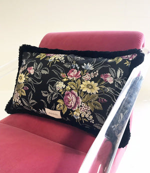 Lion in Frost Lucite Chairs in Loro Piana Pink Velvet with Gucci Pillows