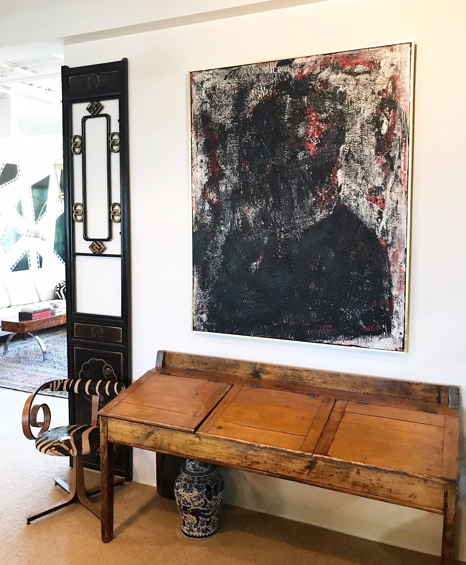 John O'Hara. Smoking Jacket. 49x61"