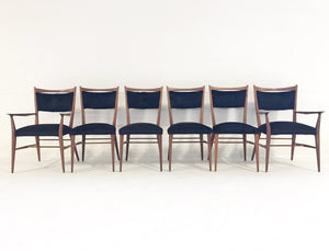 Paul McCobb for Directional Dining Chairs in Brazilian Cowhide - Set of 6