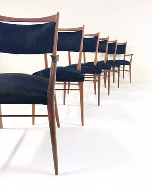 Paul McCobb for Directional Dining Chairs in Brazilian Cowhide - Set of 6
