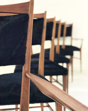 Paul McCobb for Directional Dining Chairs in Brazilian Cowhide - Set of 6