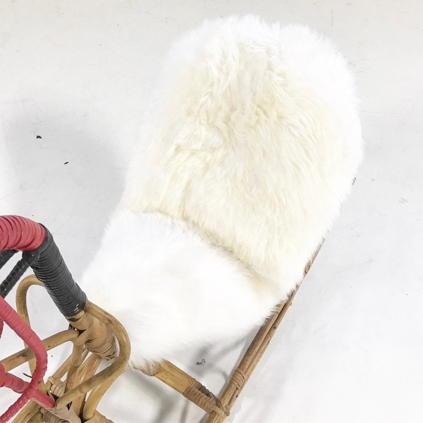 Scandinavian Rocking Horse with Sheepskin Saddle