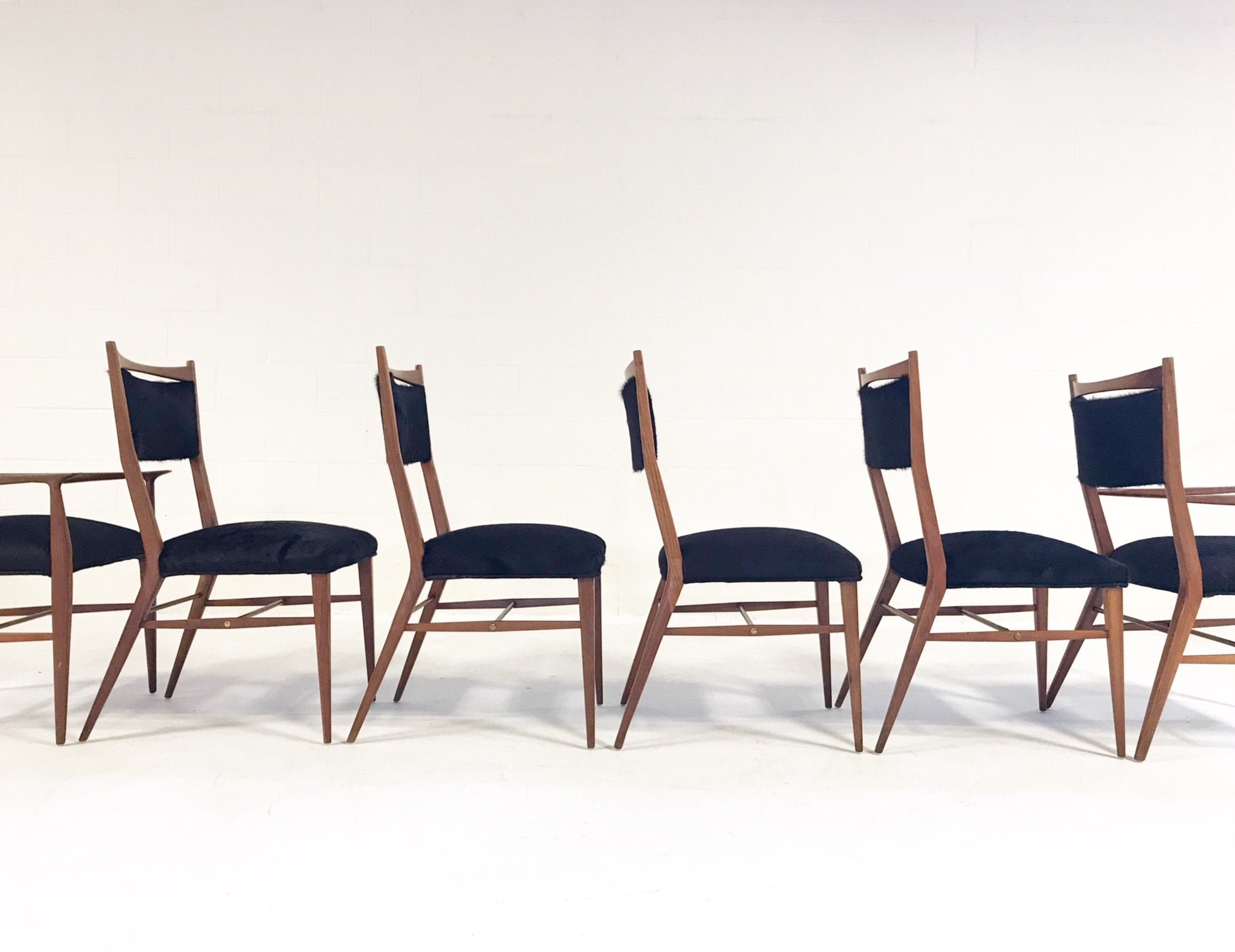 Paul McCobb for Directional Dining Chairs in Brazilian Cowhide - Set of 6