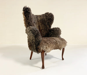 Nick Cave Armchair in California Sheepskin