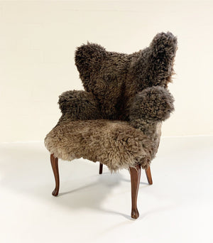 Nick Cave Armchair in California Sheepskin