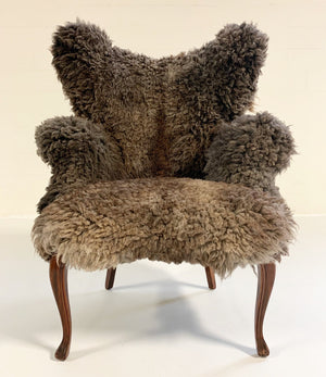 Nick Cave Armchair in California Sheepskin