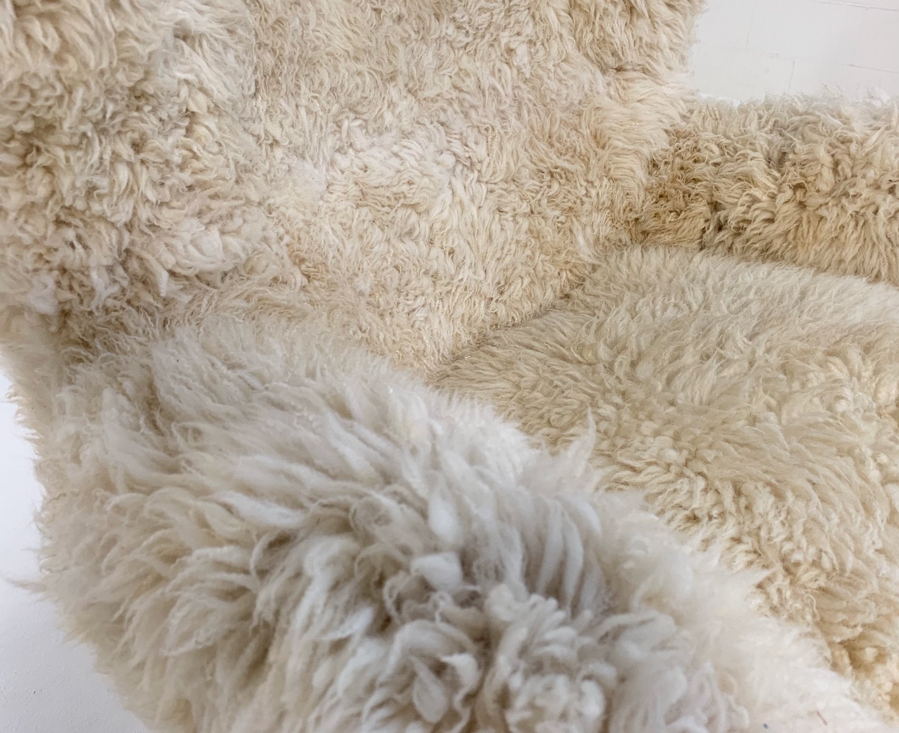 Arne Jacobsen for Fritz Hansen Egg Chair and Ottoman in California Sheepskin