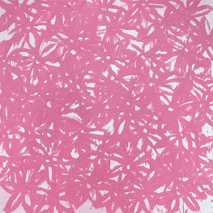 John O'Hara. Daisies, Pink. 33.5x33.5"