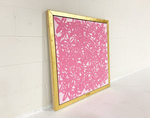 John O'Hara. Daisies, Pink. 33.5x33.5"