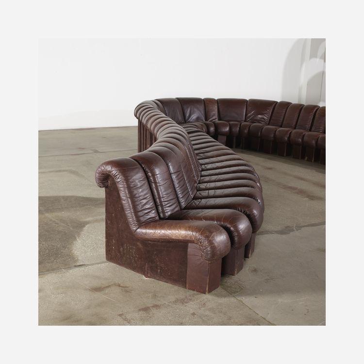 De Sede Monumental DS-600 Organic Leather Sofa