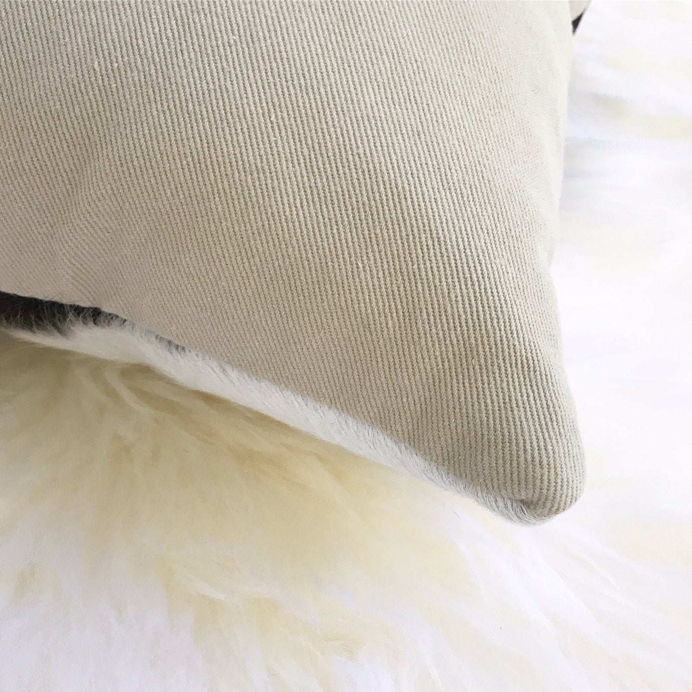 DARK BROWN PATCHWORK COWHIDE PILLOW