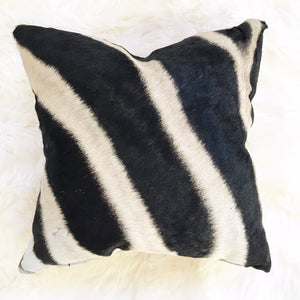 Zebra Hide Pillow, No. 295