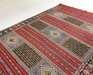 Handmade Kilim Rug from Morocco - 11.5 x 7.5 FT