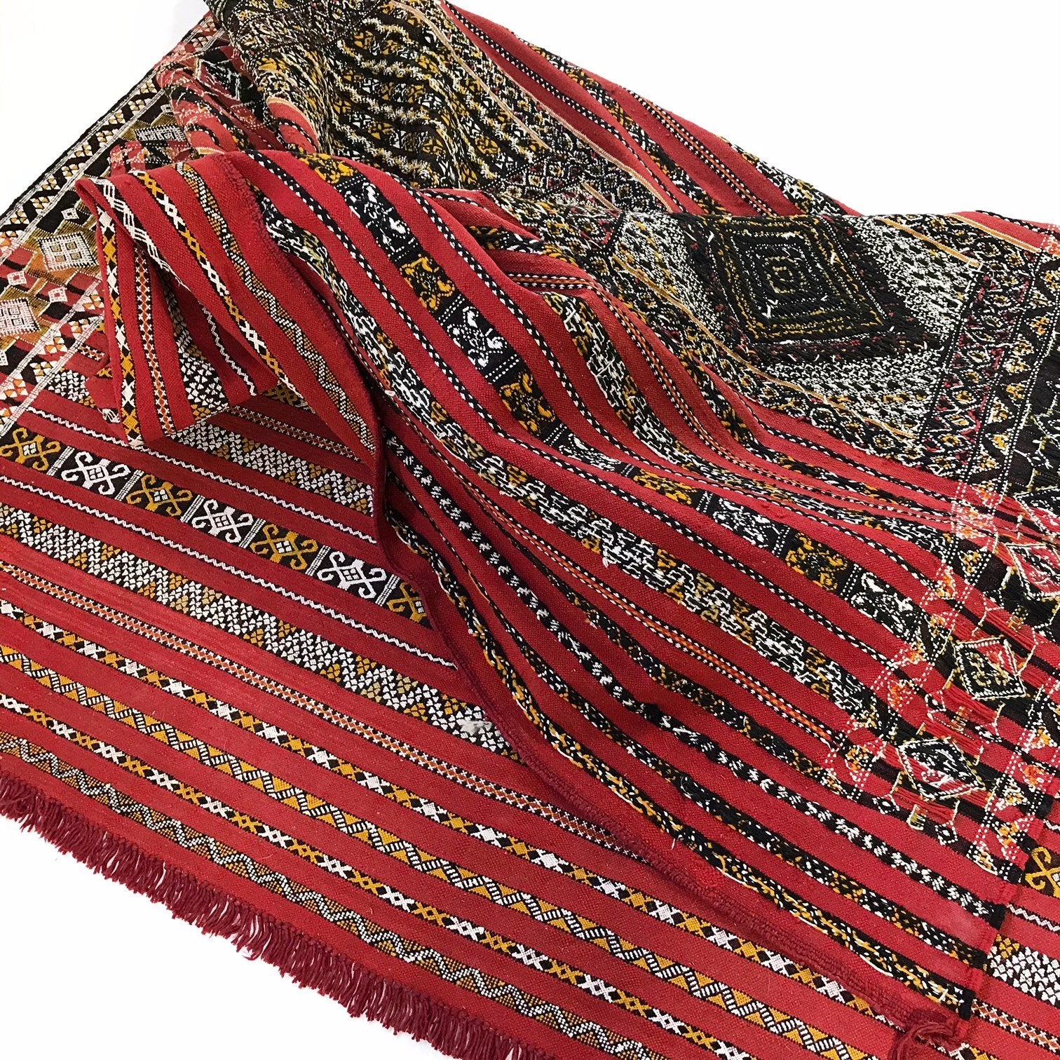 Handmade Kilim Rug from Morocco - 11.5 x 7.5 FT