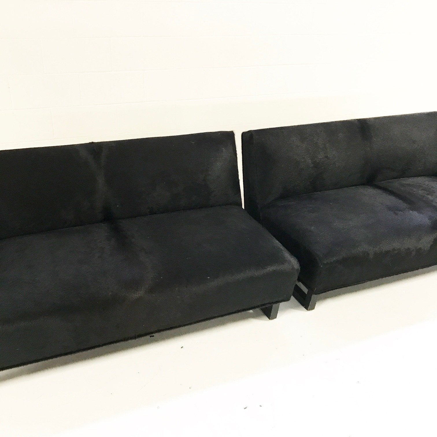1950s 2-Piece Sectional Sofa in Brazilian Cowhide