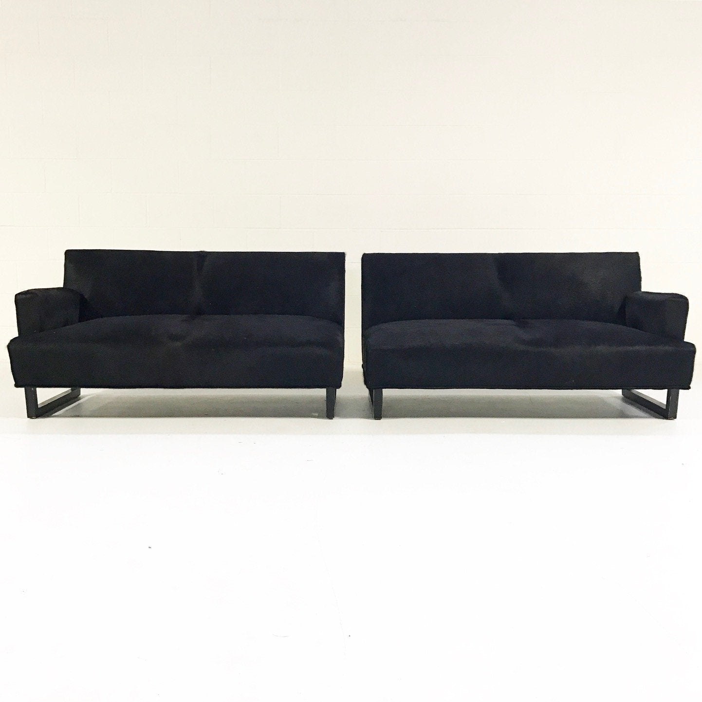 1950s 2-Piece Sectional Sofa in Brazilian Cowhide