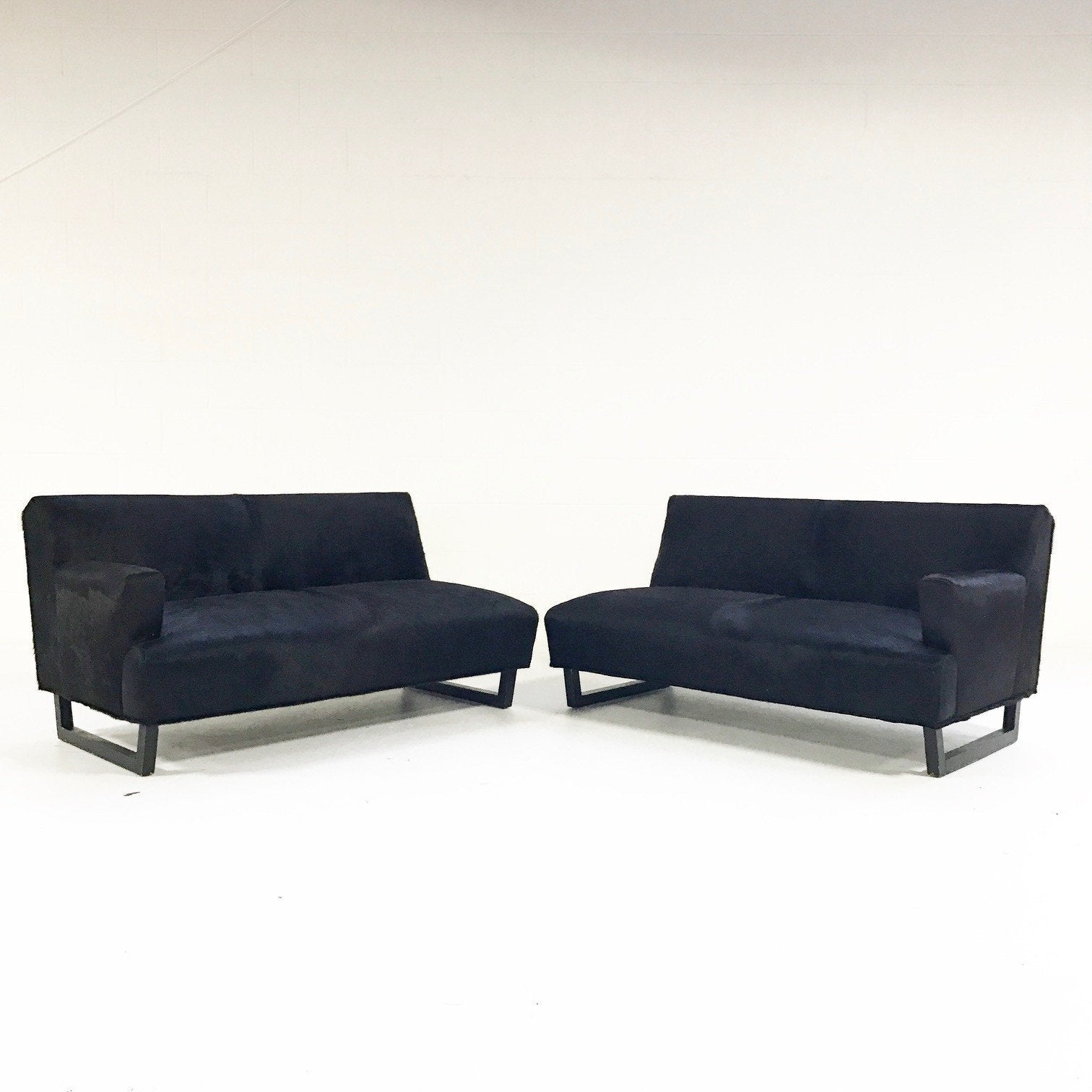 1950s 2-Piece Sectional Sofa in Brazilian Cowhide